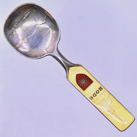 Sked längd 13 cm Norge silver 925/1000. Vikt: 33 g
