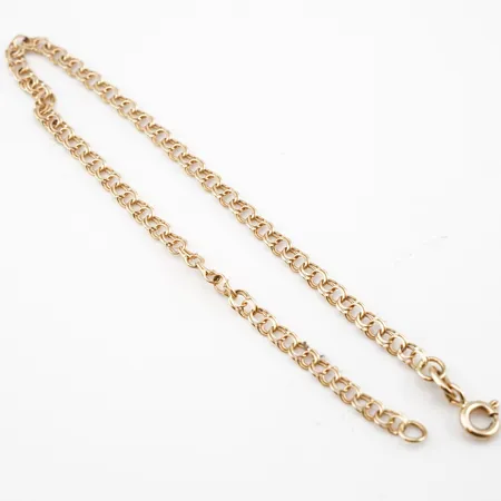 Armband bismarck, 18cm, bredd 3mm, 18k Vikt: 2 g