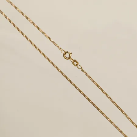 Kedja Pansar längd 40cm bredd 1,4mm 18K Vikt: 3,1 g