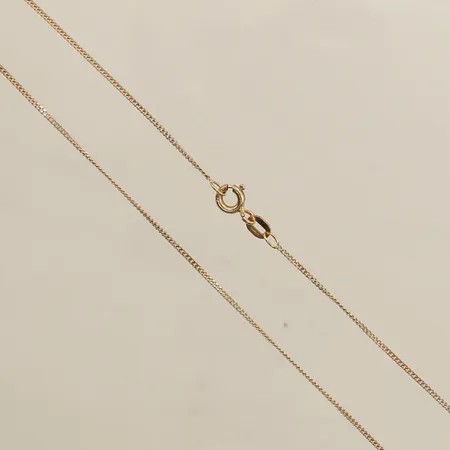 Kedja Pansar längd 38cm bredd 1mm, Balestra 18K Vikt: 1,5 g