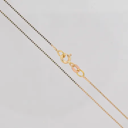 Kedja Venezia längd 38cm bredd 0,8mm GHA 18K Vikt: 2,2 g