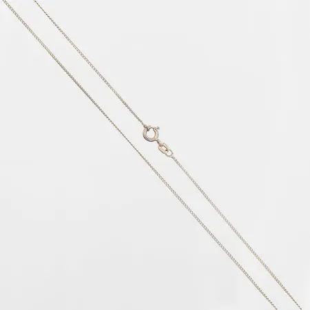 Kedja Pansar längd 43cm, bredd 1mm, Guldfynd, silver 925/1000 Vikt: 1,6 g