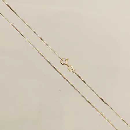 Kedja Venezia längd 47cm bredd 0,8mm Balestra 18K Vikt: 2 g