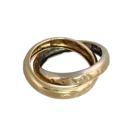 Tvådelad ring i 18K guld, Guldfynd (GHA), bucklor Vikt: 2,3 g