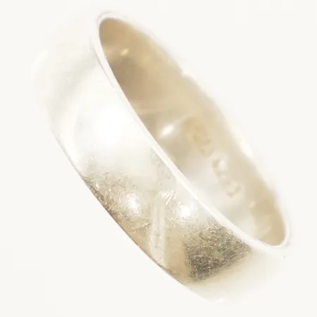 Ring slät stl:17¾ bredd 5,1mm GHA silver 925/1000 Vikt: 4,9 g
