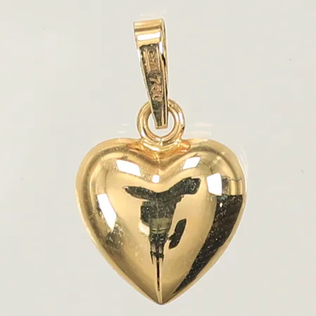 Hänge hjärta ca10x10mm, 18K 0,6g Vikt: 0,6 g