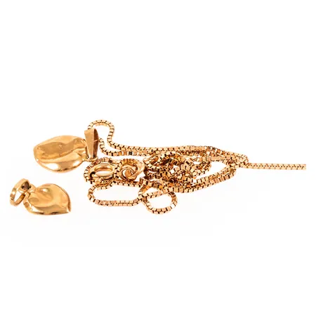 Diverse defekt guld 18K 2,8g. 