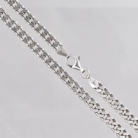 Kedja Pansar längd 51cm bredd 5,5mm GHA 925/1000 silver Vikt: 29,7 g
