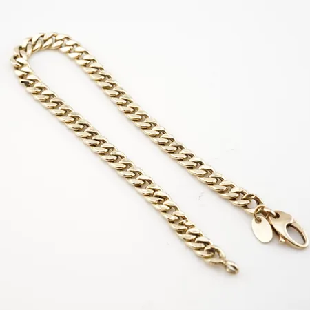 Armband, pansar, 19,5cm, bredd 5mm, 14k Vikt: 4 g