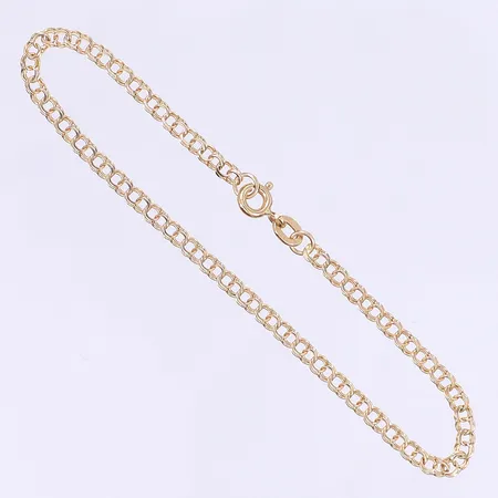 Armband Bismarck 18cm bredd 3mm 18K  Vikt: 2 g
