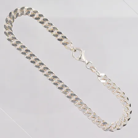 Armband Pansar längd 21,5cm bredd ca 6mm GHA 925/1000 silver Vikt: 15,7 g