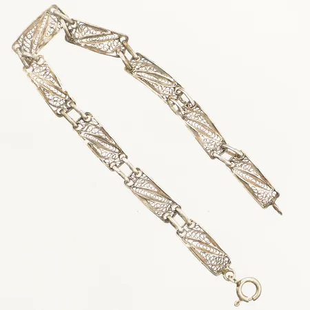 Armband med filigranarbete längd 20cm bredd 7,2mm Oriflame International Ab silver 925/1000 Vikt: 6,1 g