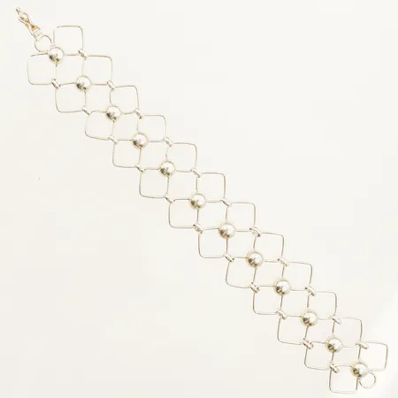 Armband längd 20cm bredd 28mm silver 925/1000 Vikt: 13,6 g