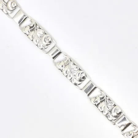 Armband längd 17,5cm, bredd 11,5mm, silver, Vikt: 11,6 g