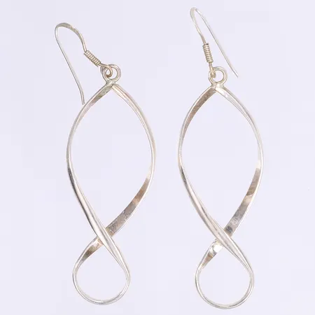 Ett par örhängen 68x20mm silver 925/1000  Vikt: 6,3 g