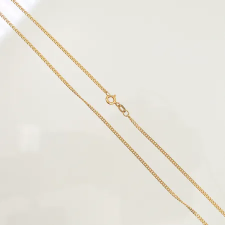 Halskedja Pansar längd 50cm bredd 1,5mm, 18K 5g Vikt: 5 g