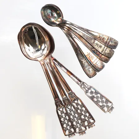 10 Skedar, 10,5-15cm, 830/1000 silver Vikt: 200,3 g