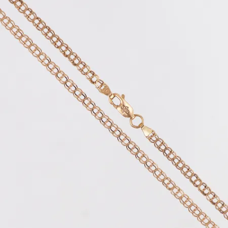 Kedja Bismarck längd 43cm, bredd 3,1mm, 18K Vikt: 5,6 g