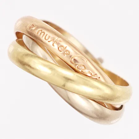 Ring Les must de Cartier Trinity stl: 61 (18½), inga tillbehör, 18K Vikt: 10,6 g