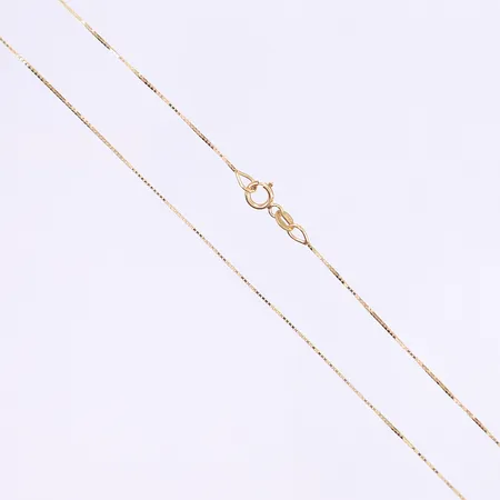 Halskedja Venezia 46cm, bredd 1mm, 18K Vikt: 1,5 g