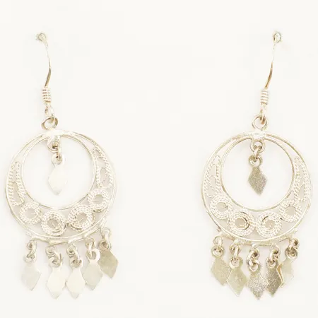 Ett par örhängen Ø17,8mm GHA silver 925/1000 Vikt: 2,6 g