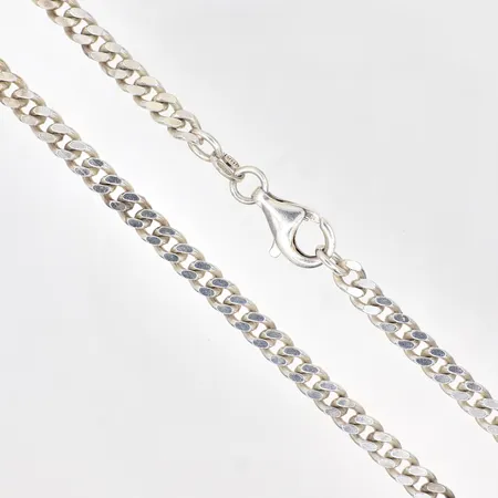 Kedja Pansar GHA längd 50cm, bredd 4,2mm, 925/1000 silver Vikt: 22 g