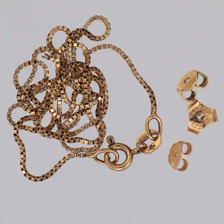 Diverse guld, defekt, skadat, udda, 18K Vikt: 2,8 g