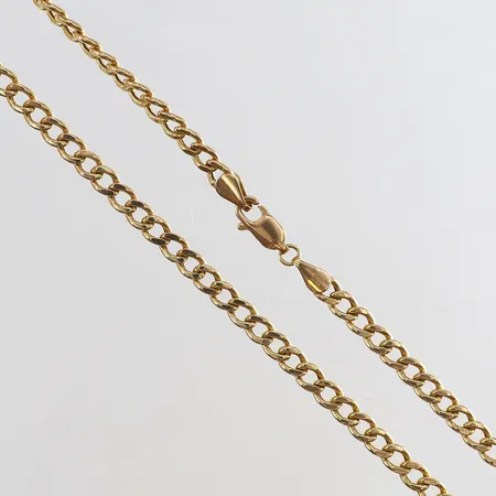 Kedja Pansar längd 56cm bredd 4mm GHA 18K. Vikt: 8,3 g