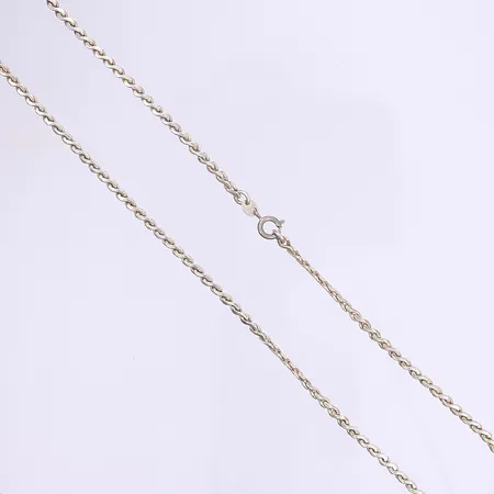 Halskedja 41,5cm bredd 3mm silver 925/1000 Vikt: 10,7 g