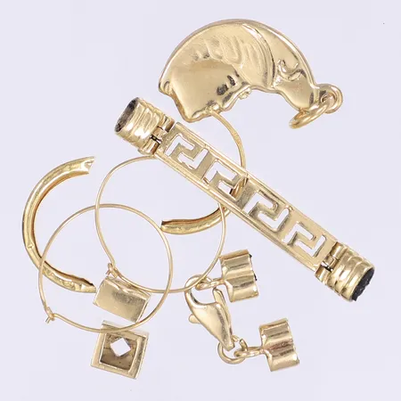Diverse guld defekt 14K Vikt: 5,6 g