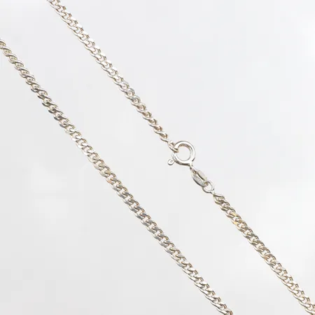 Kedja pansarlänk 50cm, bredd: 2,7mm, Guldfynd, 925/1000 silver Vikt: 9,7 g