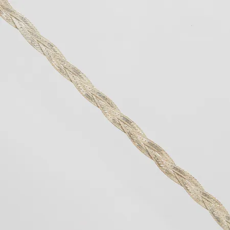 Armband tre randigt flätat längd: 19cm, bredd: 5,5mm, GFAB, silver 925/1000 Vikt: 5,5 g