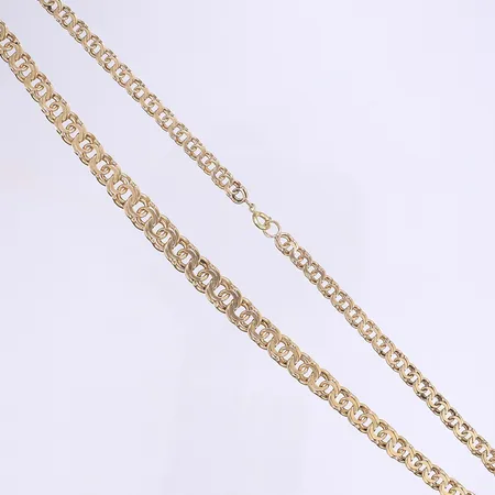 Halskedja doserad Bismarck 46cm bredd 5-8mm, brukssliatge, 18K Vikt: 29,9 g
