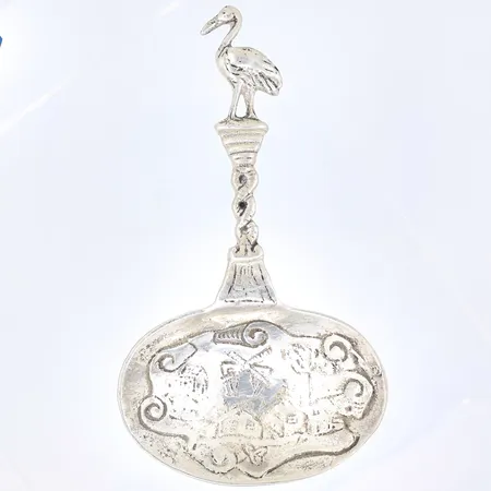 Dopsked längd 80mm, bredd 44mm, svenska stämplar, 820/1000 Silver Vikt: 13,2 g