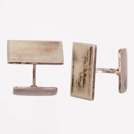 Ett par manschettknappar 20x13mm, silver 830/1000 Vikt: 11,9 g