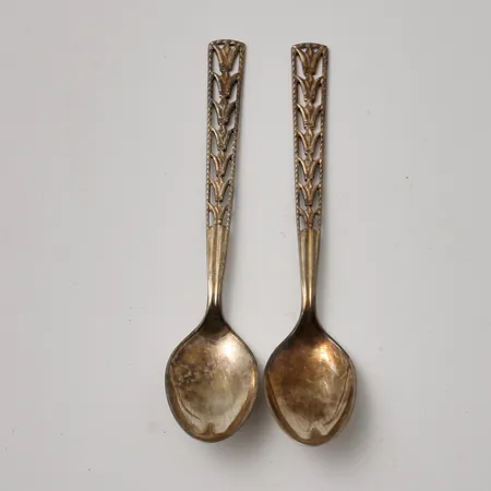 2st skedar 11cm modell Viktoria, silver 830/1000, 18g.