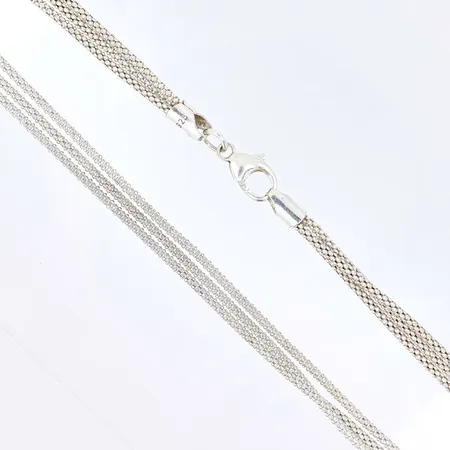 kedja med tre länkar längd 45cm, 925/1000 Silver, Vikt: 8,2 g