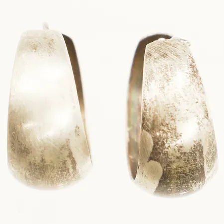 Ett par örhängen creoler Ø20,5mm bredd 10mm silver 925/1000 Vikt: 3,2 g