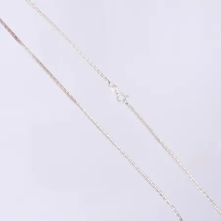 Halskedja 45cm bredd 2mm silver 925/1000 Vikt: 5 g