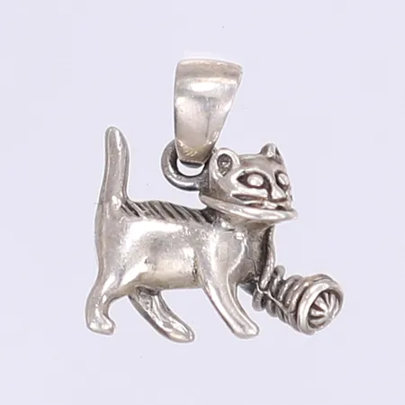 Hänge katt 14x13mm silver 925/1000 Vikt: 2,3 g