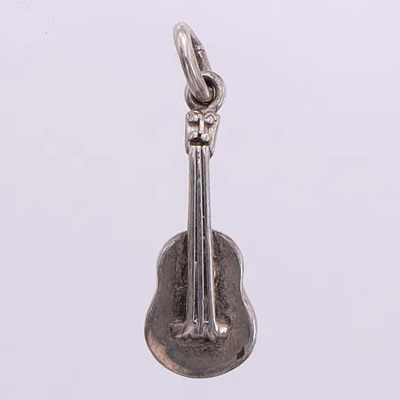 Hänge gitarr längd 25,3mm bredd 8,4mm, silver 925/1000 Vikt: 1,8 g