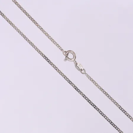 Kedja Pansar längd 46cm bredd 1,6mm, ojämna länkar, silver 925/1000 Vikt: 3 g