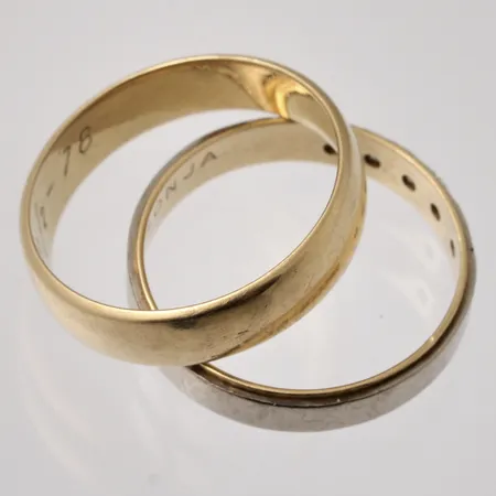 Diverse defekt guld, 18K, 6,65g.