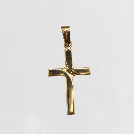 Hänge kors, 27x12mm, 18K Vikt: 0,6 g