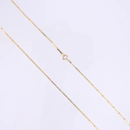 Halskedja 101cm bredd 1mm 18K  Vikt: 21,6 g