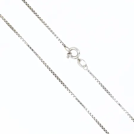 Kedja Venezia längd: 41cm, bredd: 1,1mm, vitguld, 18K, Vikt: 3,9 g
