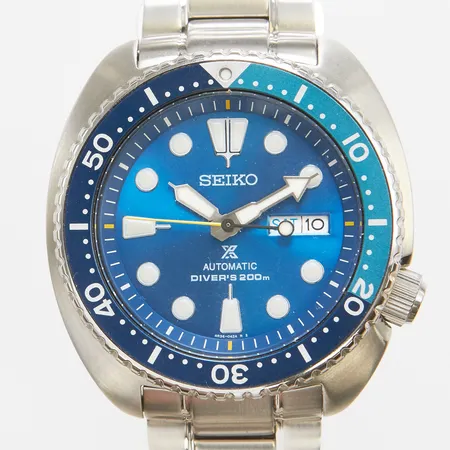 Herrur Seiko Prospex Divers 200M Limited Edition, stål, automatisk, Ø45mm, dag/datum, referensnr: 4R36-06A0, serienr: 713763, certifikat från Klockmaster Stockholm daterat år 2018, manual, extra länkbitar, extra gummiband, box, ytterkartong