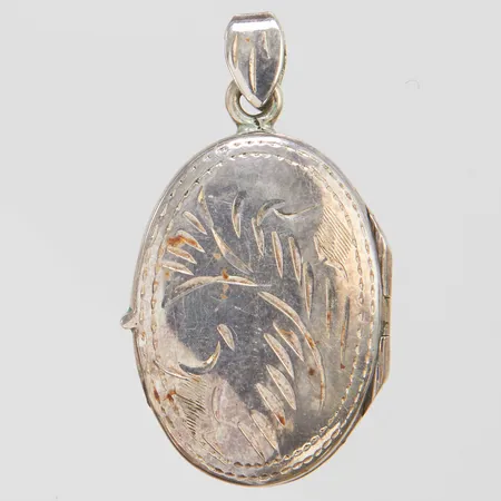 Hänge/Medaljong 35x20mm, silver 925/1000 Vikt: 4,9 g