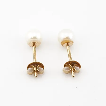 Örhängen m pärlor, Ø5,5mm, 18k Vikt: 0,9 g