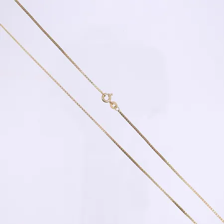 Halskedja Venezia 50cm bredd 1mm 18K  Vikt: 5,1 g